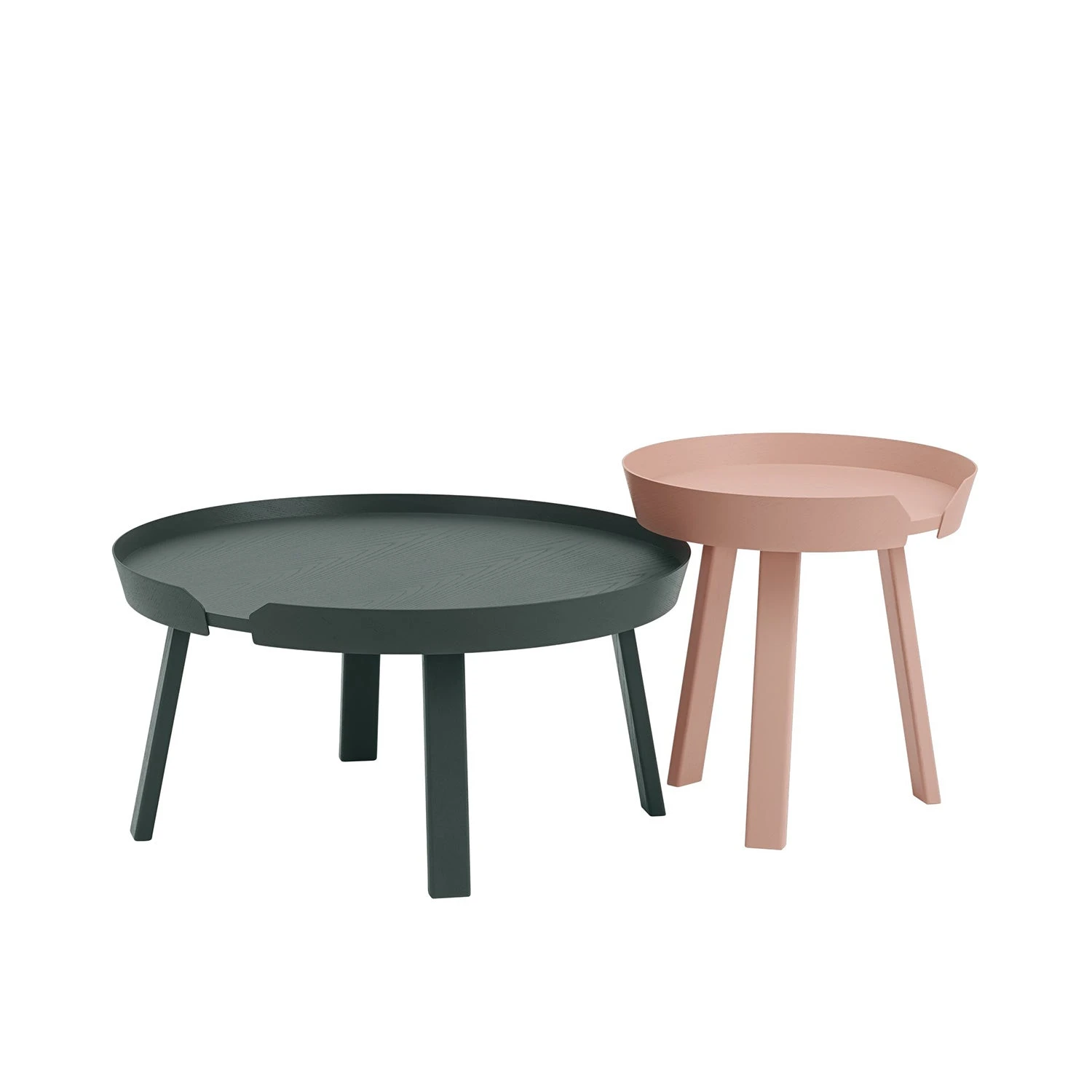 Muuto | Around Coffee Table | Large Dark Green - Image 3