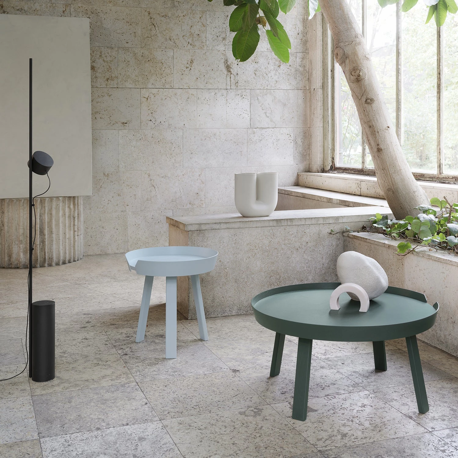 Muuto | Around Coffee Table | Large Dark Green - Image 2