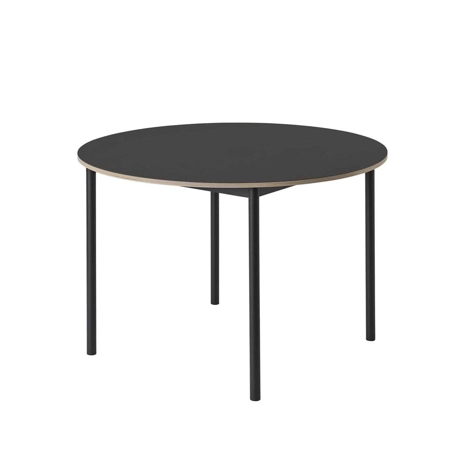 Muuto | Base Round Table | Black Nanolaminate 110cm ~ DC