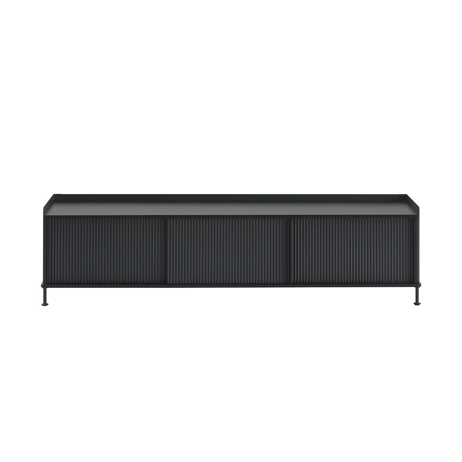 Muuto | Enfold Sideboard Low Long | Anthracite Black + Black - Image 2