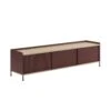 Muuto | Enfold Sideboard Low Long | Deep Red + Oiled Oak
