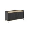 Muuto | Enfold Sideboard Low | Anthracite Black + Oiled Oak