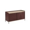 Muuto | Enfold Sideboard Low | Deep Red + Oiled Oak
