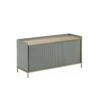Muuto | Enfold Sideboard Low | Dusty Green + Lacquered Oak - DC