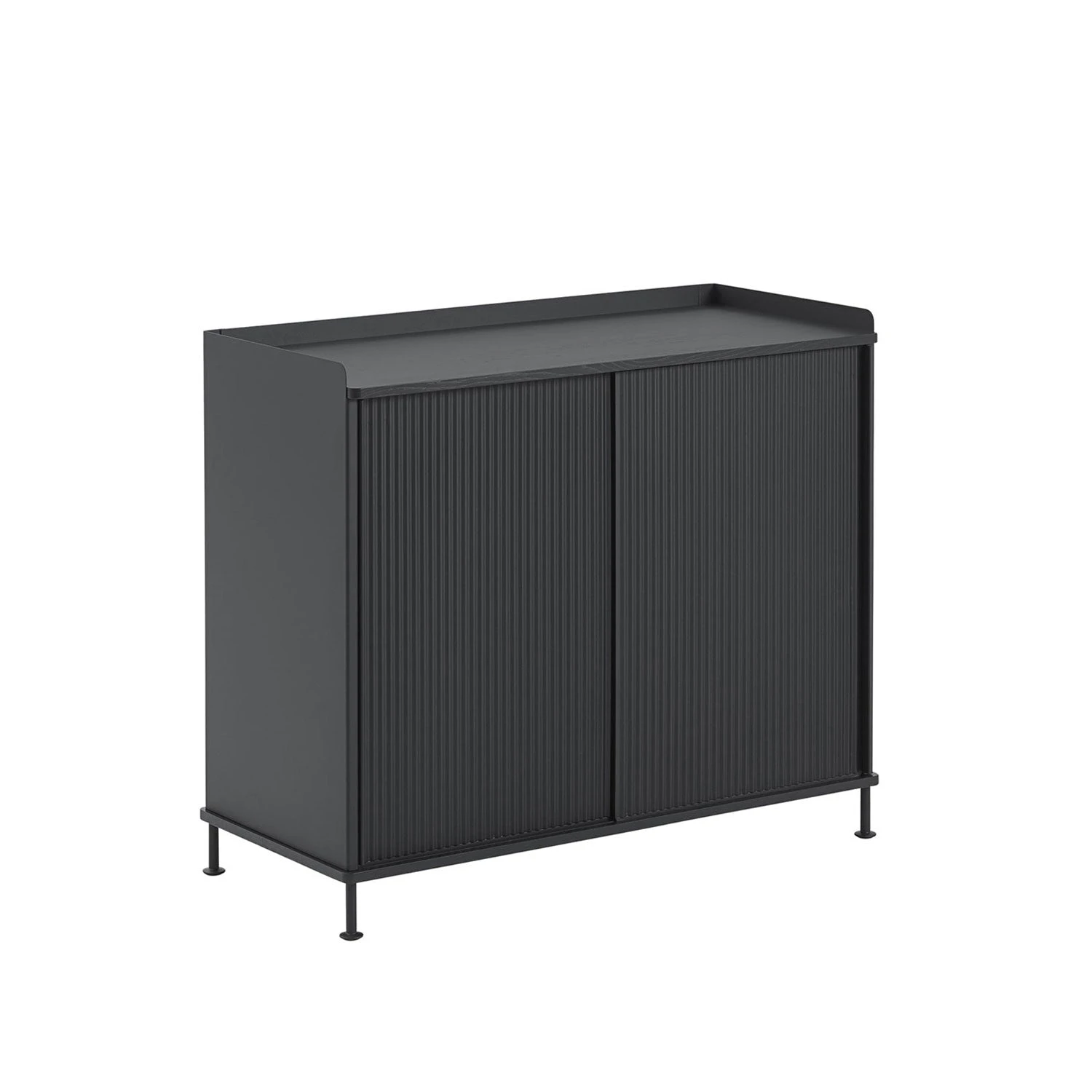 Muuto | Enfold Sideboard Tall | Anthracite Black + Black