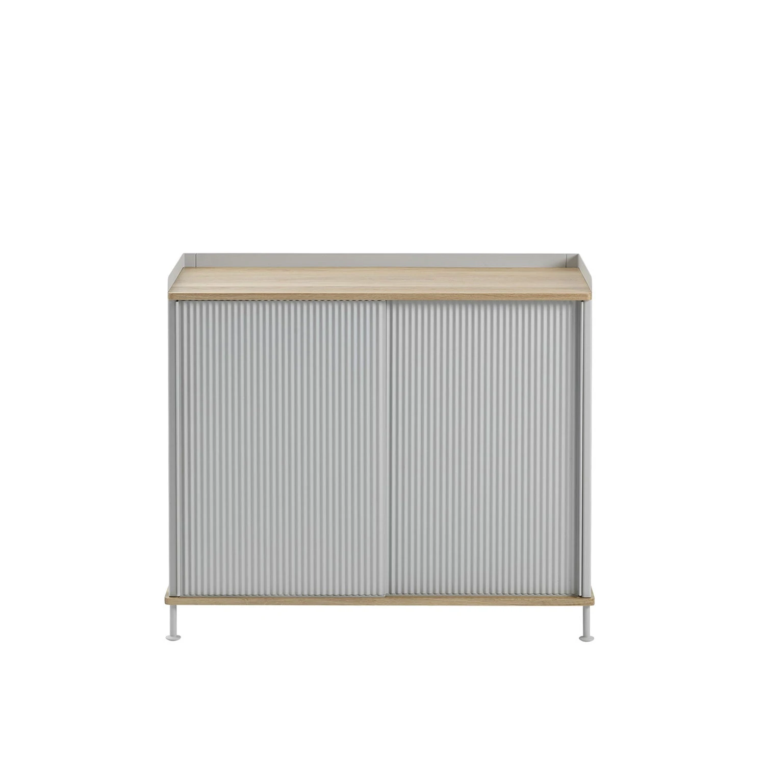 Muuto | Enfold Sideboard Tall | Grey + Lacquered Oak - DC - Image 3