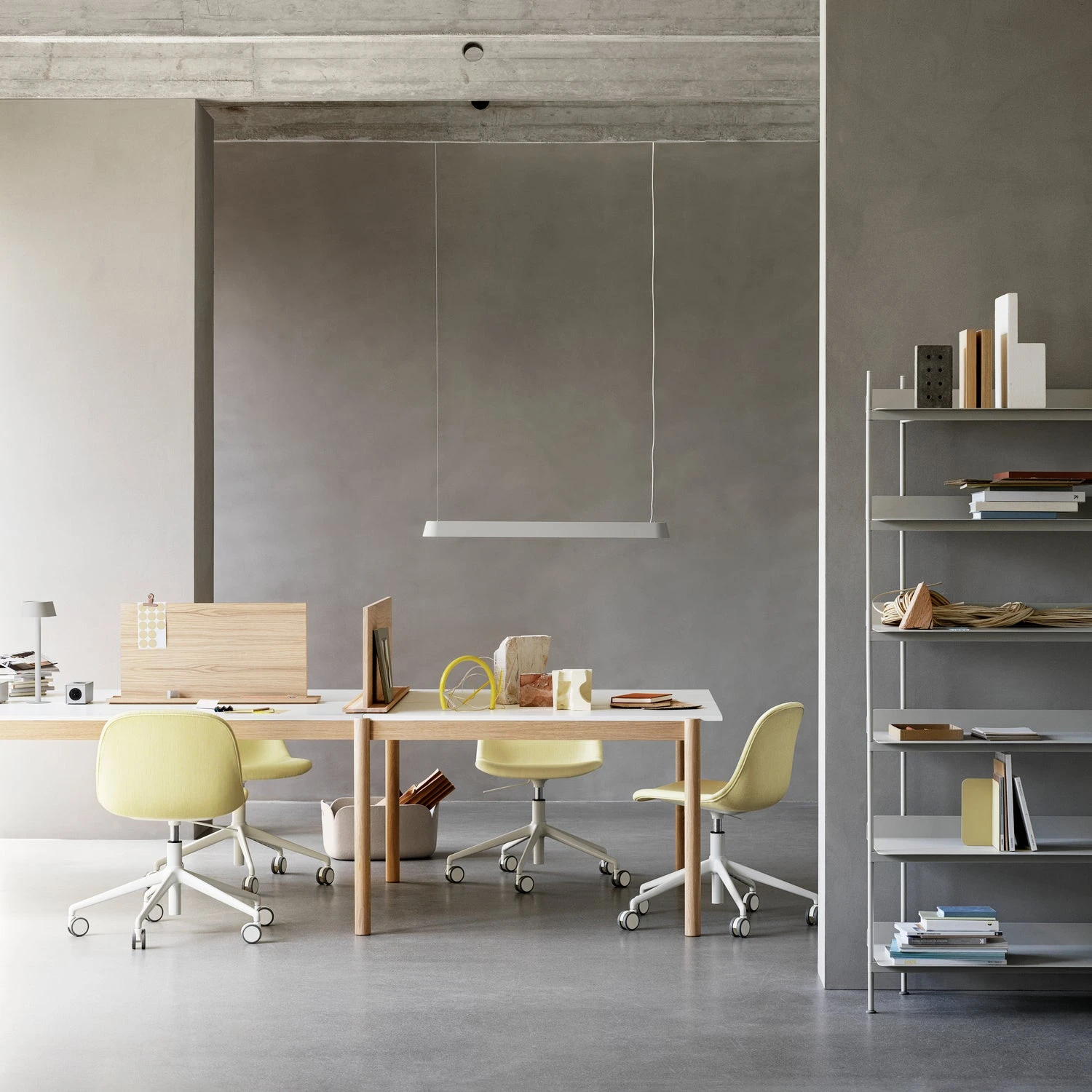 Muuto | Fiber Side Chair Swivel Base | Gas Lift + Castors | Refine Leather Cognac + Anthracite Black Base ~ DC - Image 3