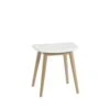 Muuto | Fiber Stool | Wood Base | Natural White Recycled + Oak