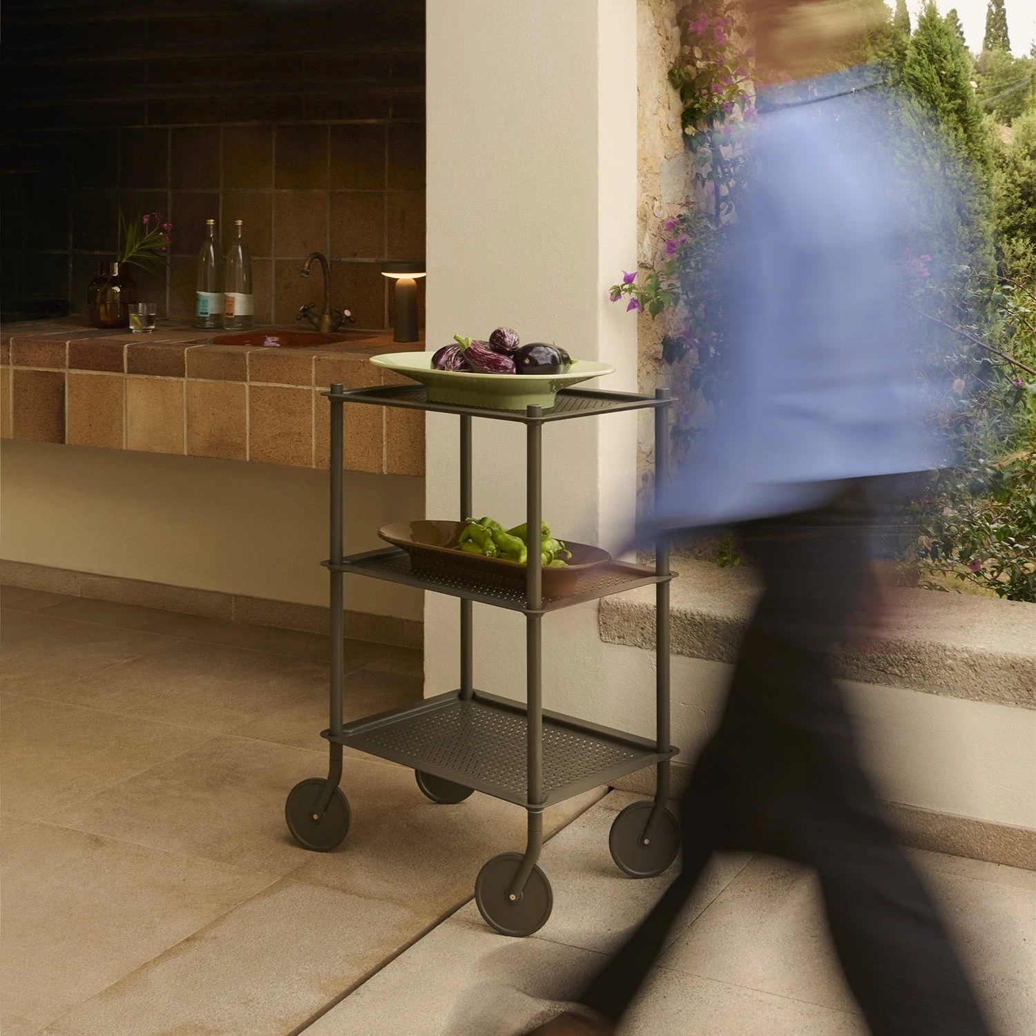 Muuto | Flow Trolley 3 Layer | Taupe - Image 6