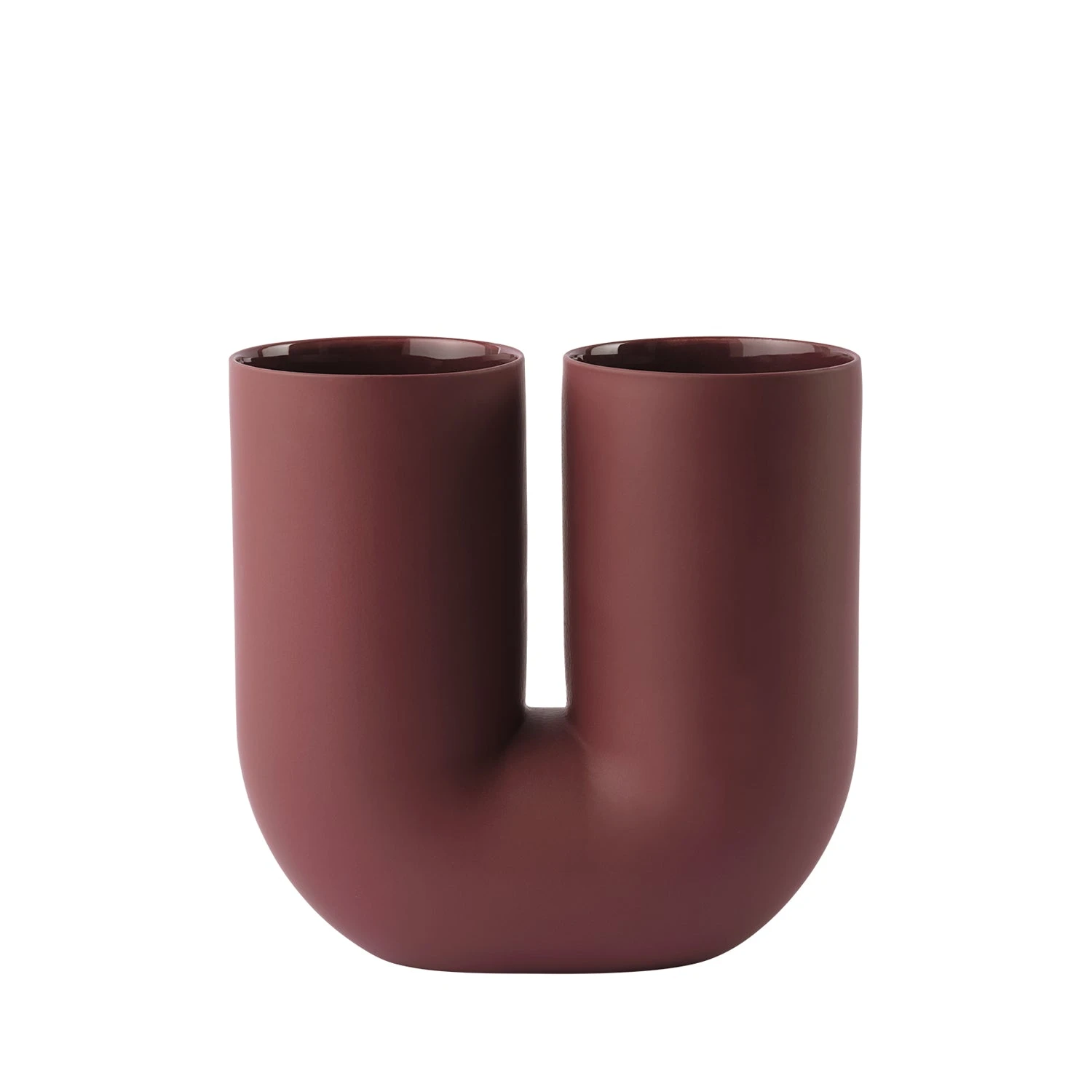 Muuto | Kink Vase | Deep Red 26cm