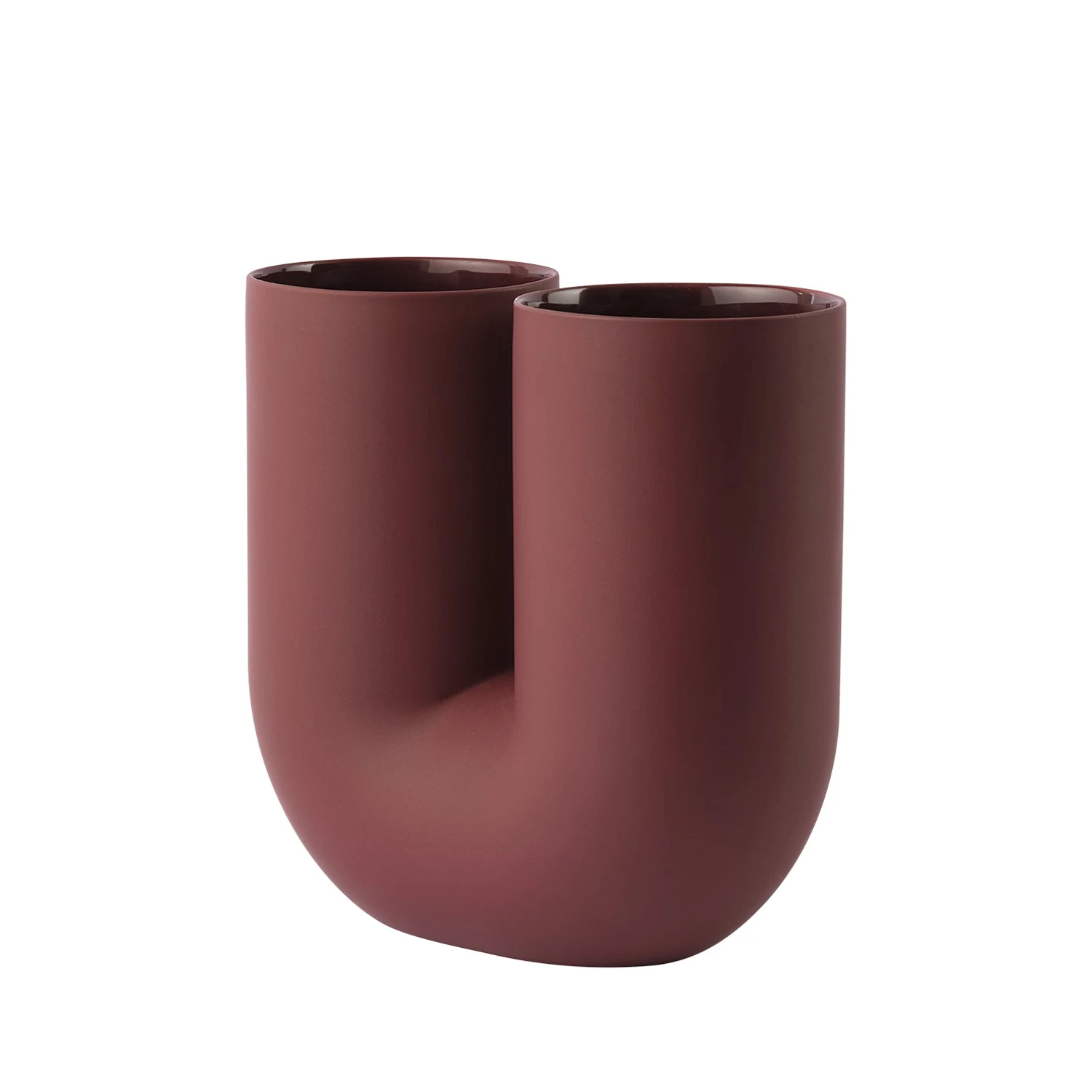 Muuto | Kink Vase | Deep Red 26cm - Image 3