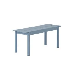 Muuto | Linear Steel Bench | Pale Blue 110cm