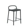 Muuto | Linear Steel Counter Stool | Anthracite Black 65cm