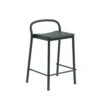 Muuto | Linear Steel Counter Stool | Dark Green 65cm