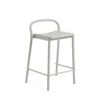 Muuto | Linear Steel Counter Stool | Grey 65cm