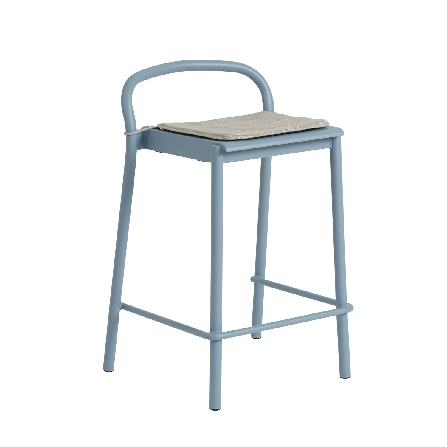 PARTS: Muuto | Linear Steel Stool Seat Pad | Twitell Light Grey - Image 2