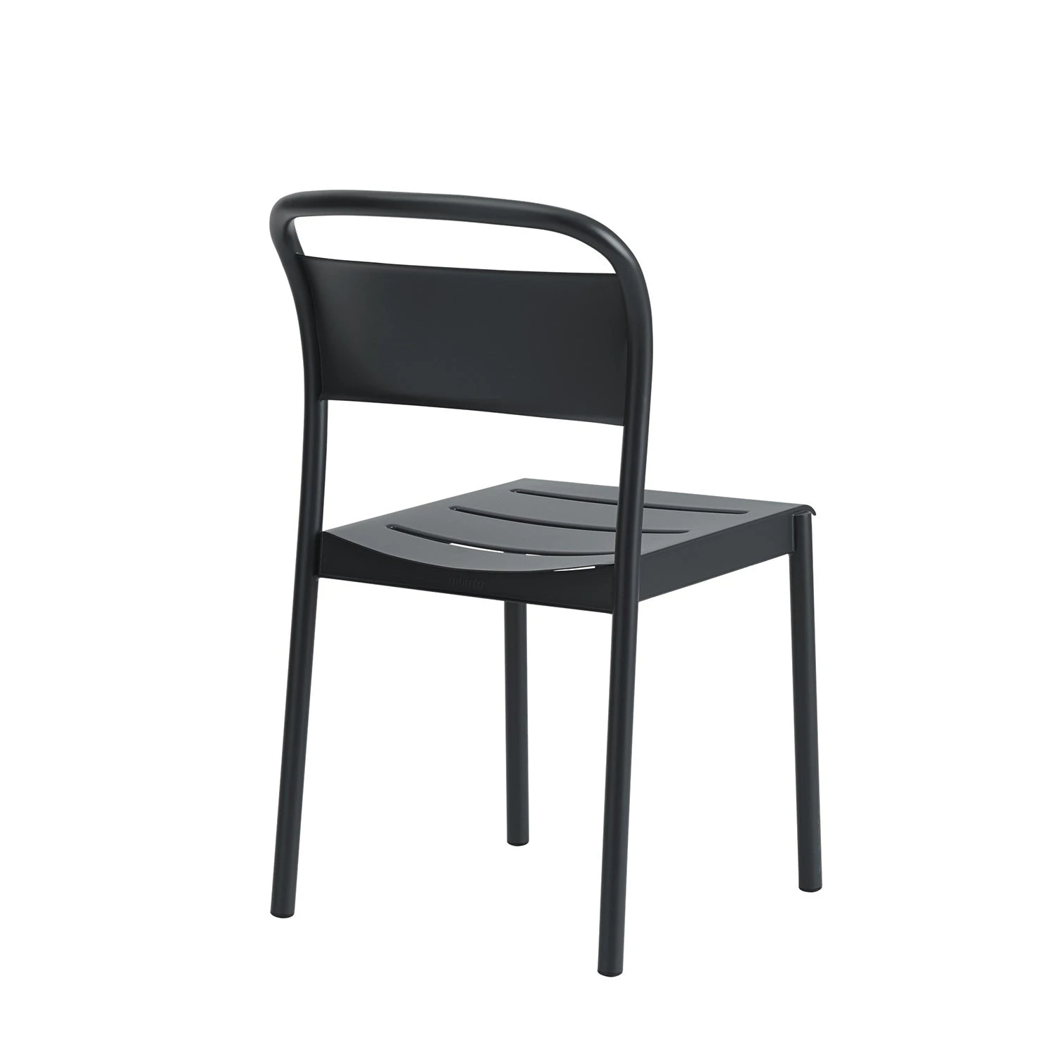 Muuto | Linear Steel Side Chair | Anthracite Black - Image 4