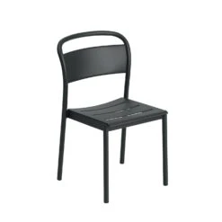 Muuto | Linear Steel Side Chair | Anthracite Black