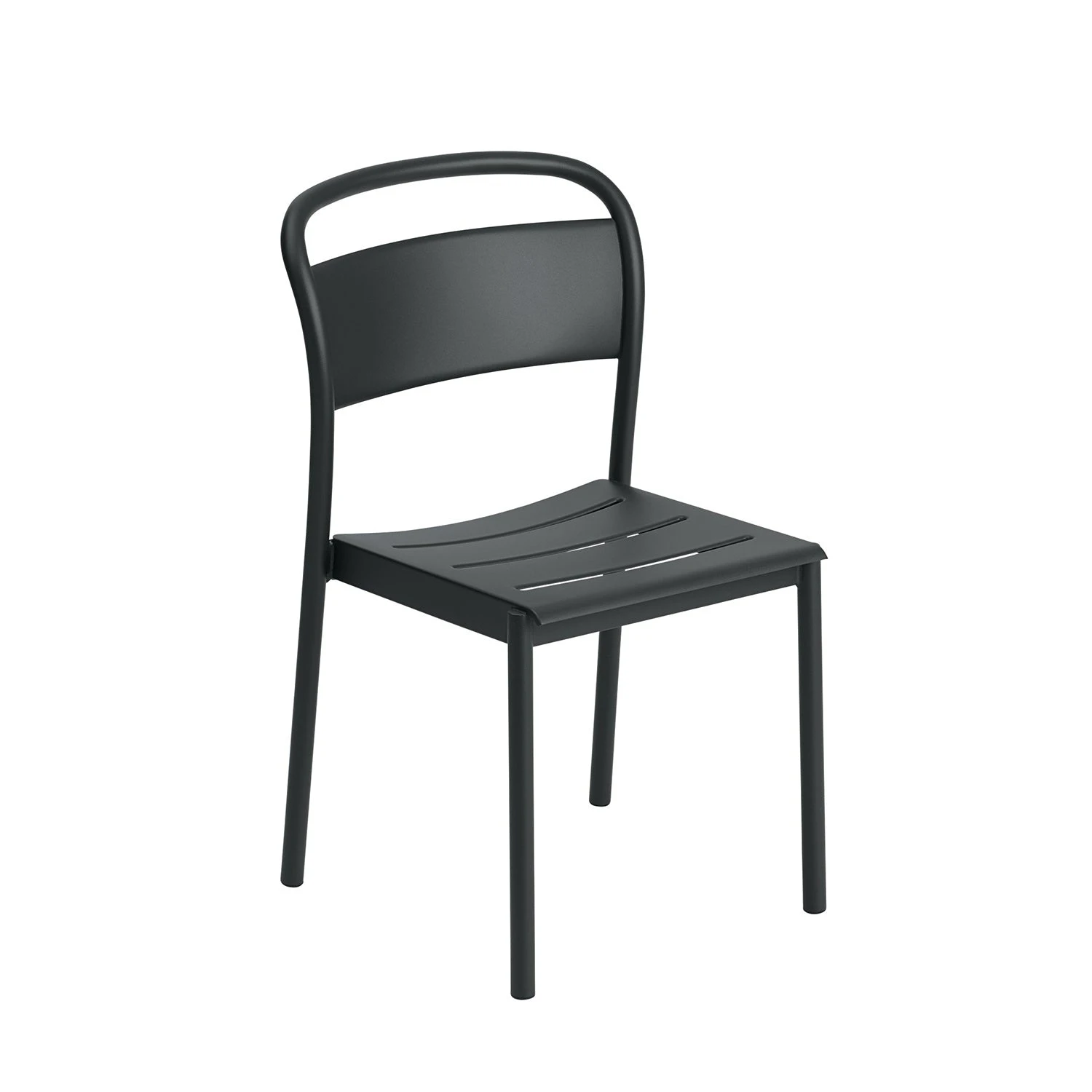 Muuto | Linear Steel Side Chair | Anthracite Black