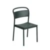 Muuto | Linear Steel Side Chair | Dark Green