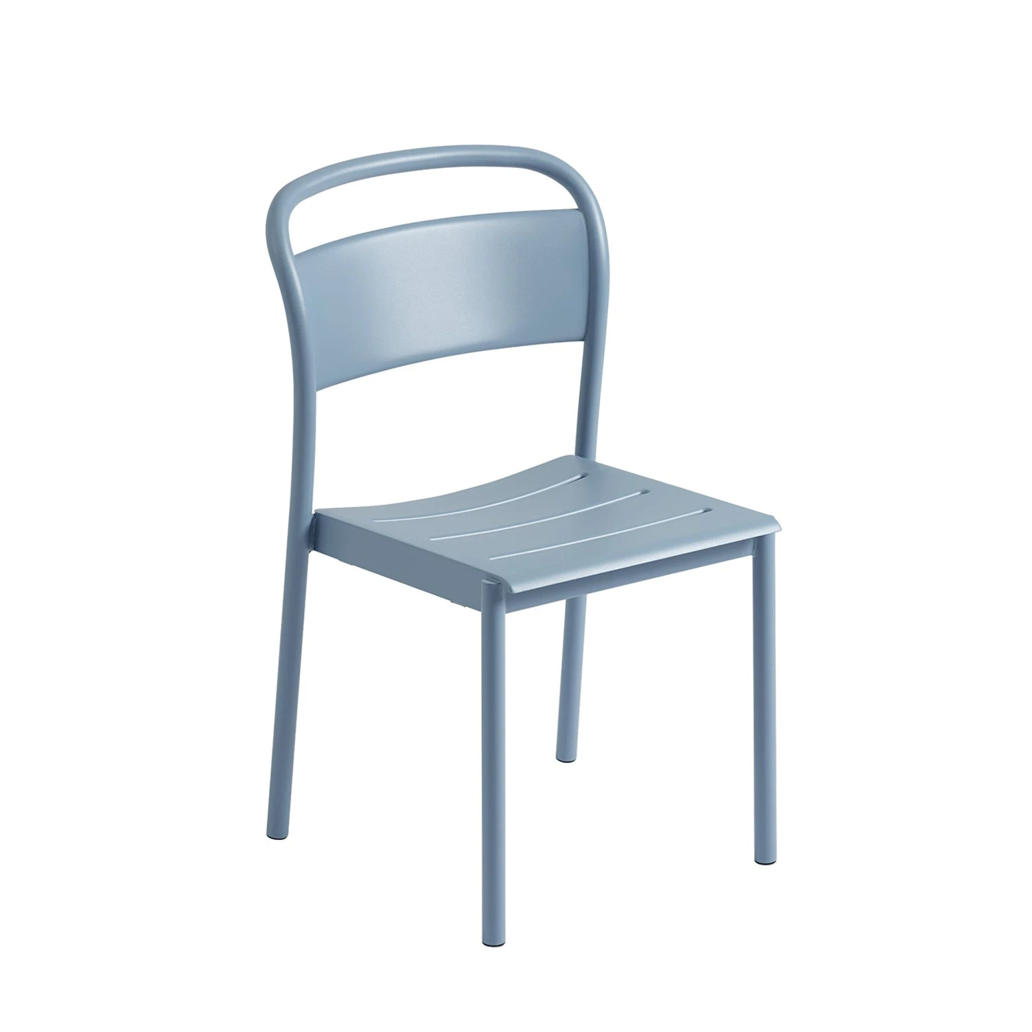 Muuto | Linear Steel Side Chair | Pale Blue