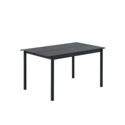 Muuto | Linear Steel Table | Anthracite Black 140cm