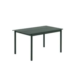 Muuto | Linear Steel Table | Dark Green 140x75cm