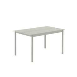 Muuto | Linear Steel Table | Grey 140x75cm