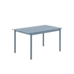 Muuto | Linear Steel Table | Pale Blue 140x75cm
