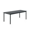 Muuto | Linear Steel Table | Black 200x75cm