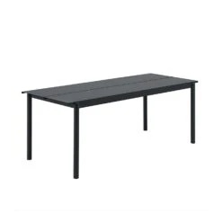 Muuto | Linear Steel Table | Black 200x75cm
