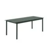 Muuto | Linear Steel Table | Dark Green 200x75cm
