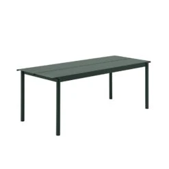Muuto | Linear Steel Table | Dark Green 200x75cm