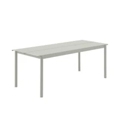 Muuto | Linear Steel Table | Grey 200x75cm