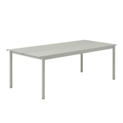 Muuto | Linear Steel Table | Grey 220x90cm