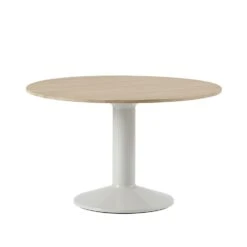Muuto | Midst Table | Solid Oak + Grey Base 120cm