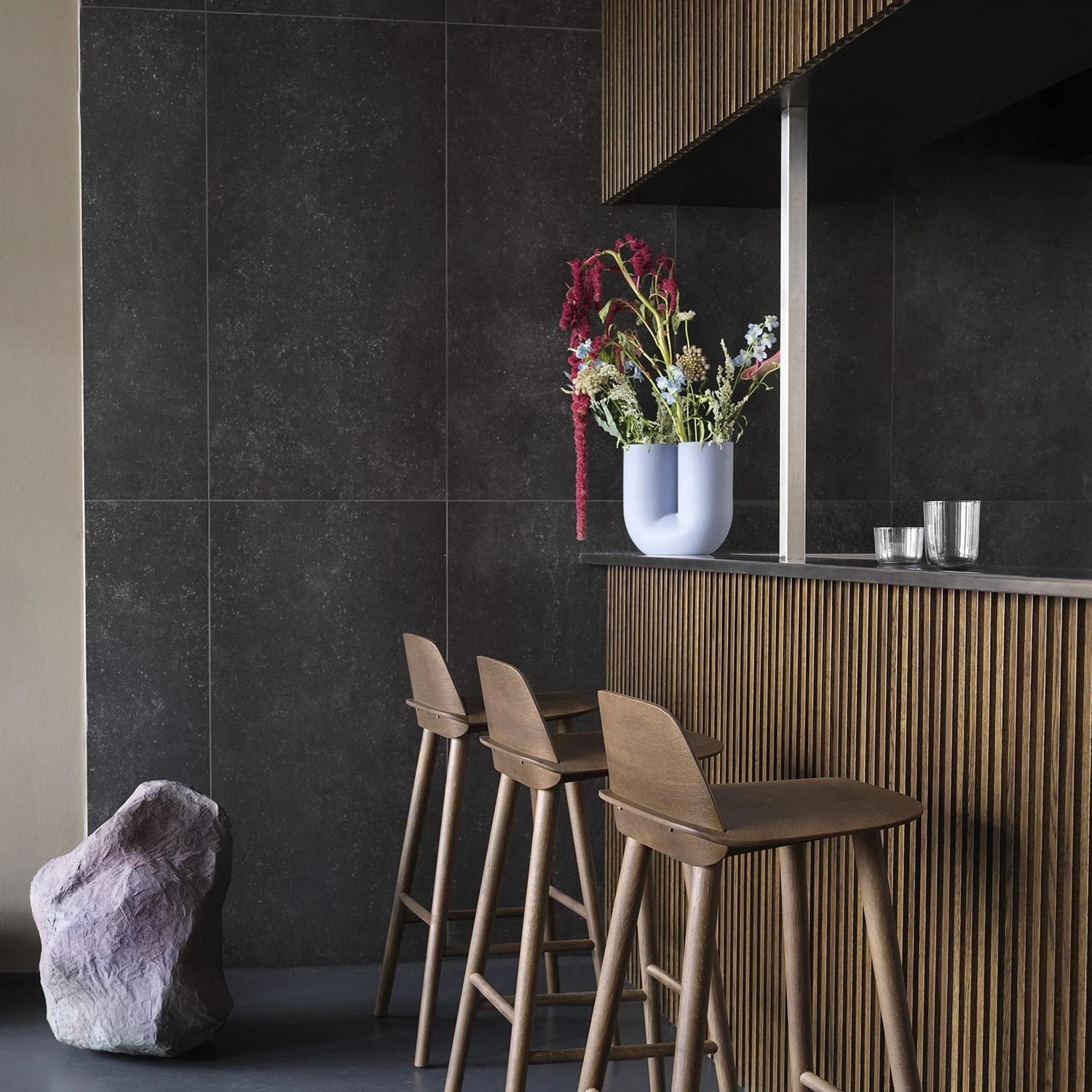 Muuto | Nerd Counter Stool | 65cm Stained Dark Brown ~ DC - Image 5