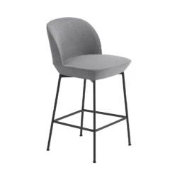 Muuto | Oslo Counter Stool 65cm | Hallingdal 0116 + Black Leg