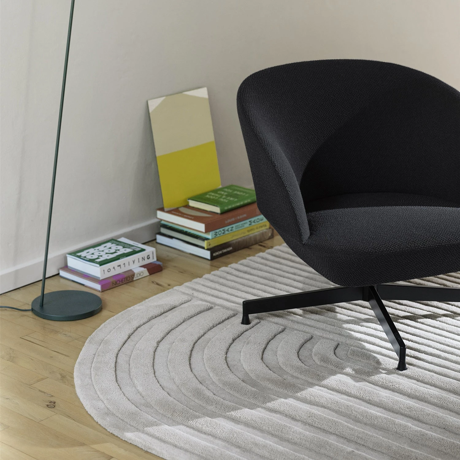 Muuto | Oslo Lounge Chair | Swivel Base | Vidar 146 + Grey Legs ~ DC - Image 7