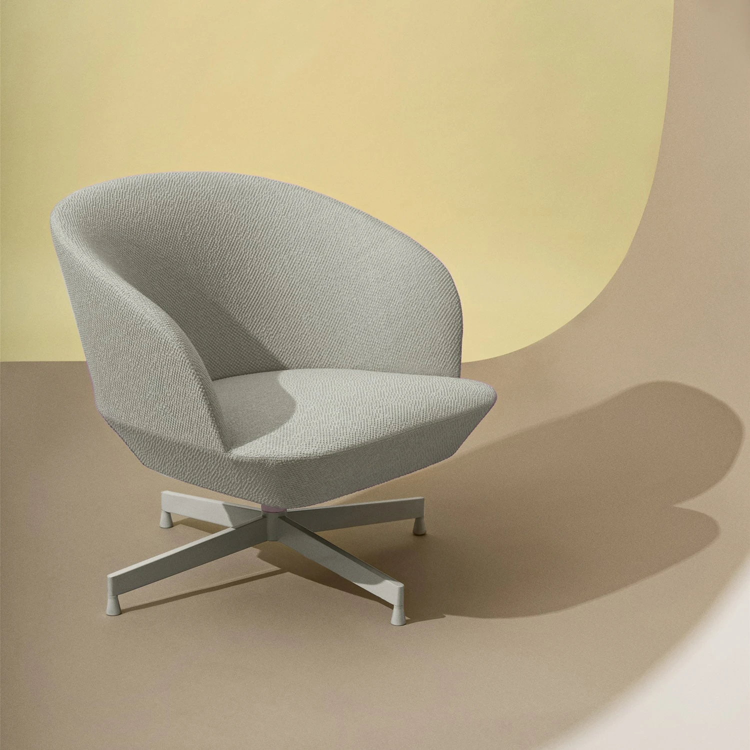 Muuto | Oslo Lounge Chair | Swivel Base | Vidar 146 + Grey Legs ~ DC - Image 3