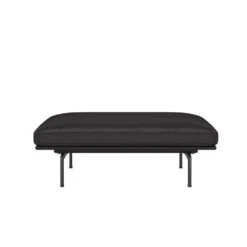 Muuto | Outline Pouf | Refine Leather Black