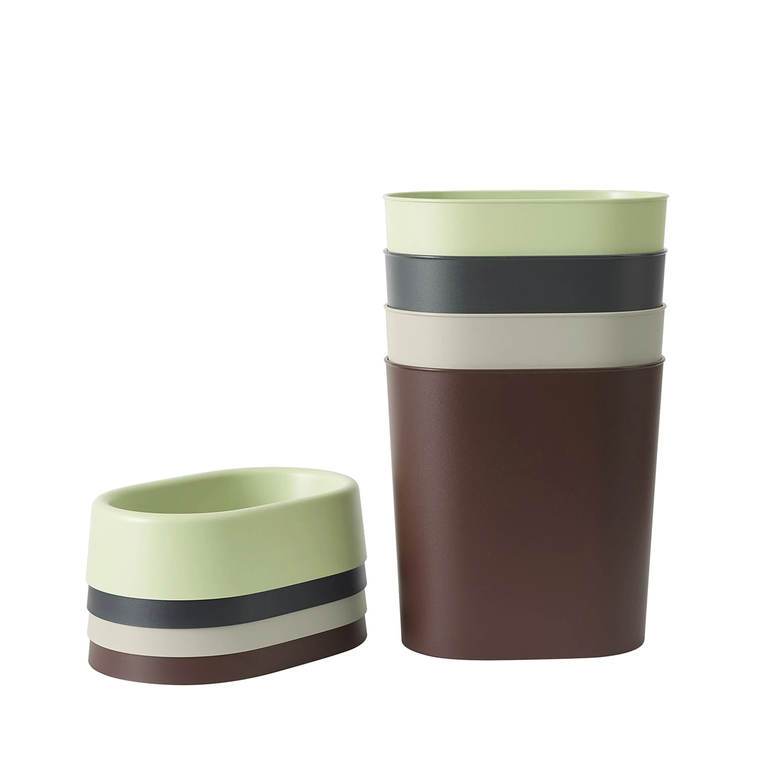 Muuto | Reduce Paper Bin | Dark Red - Image 3