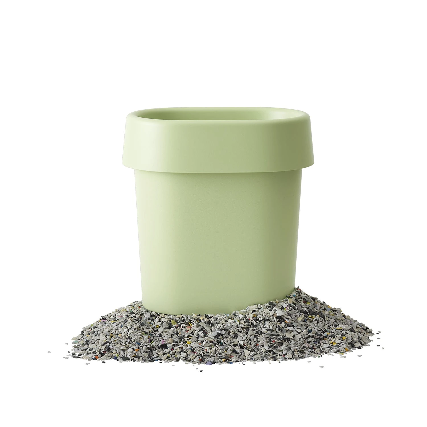 Muuto | Reduce Paper Bin | Light Green - Image 5