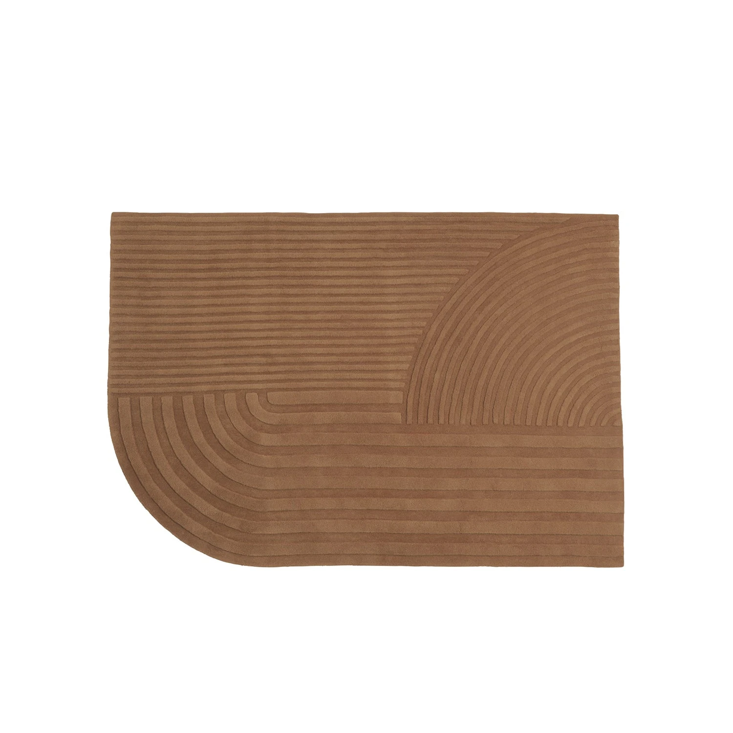 Muuto | Relevo Rug | Burnt Orange 170x240cm