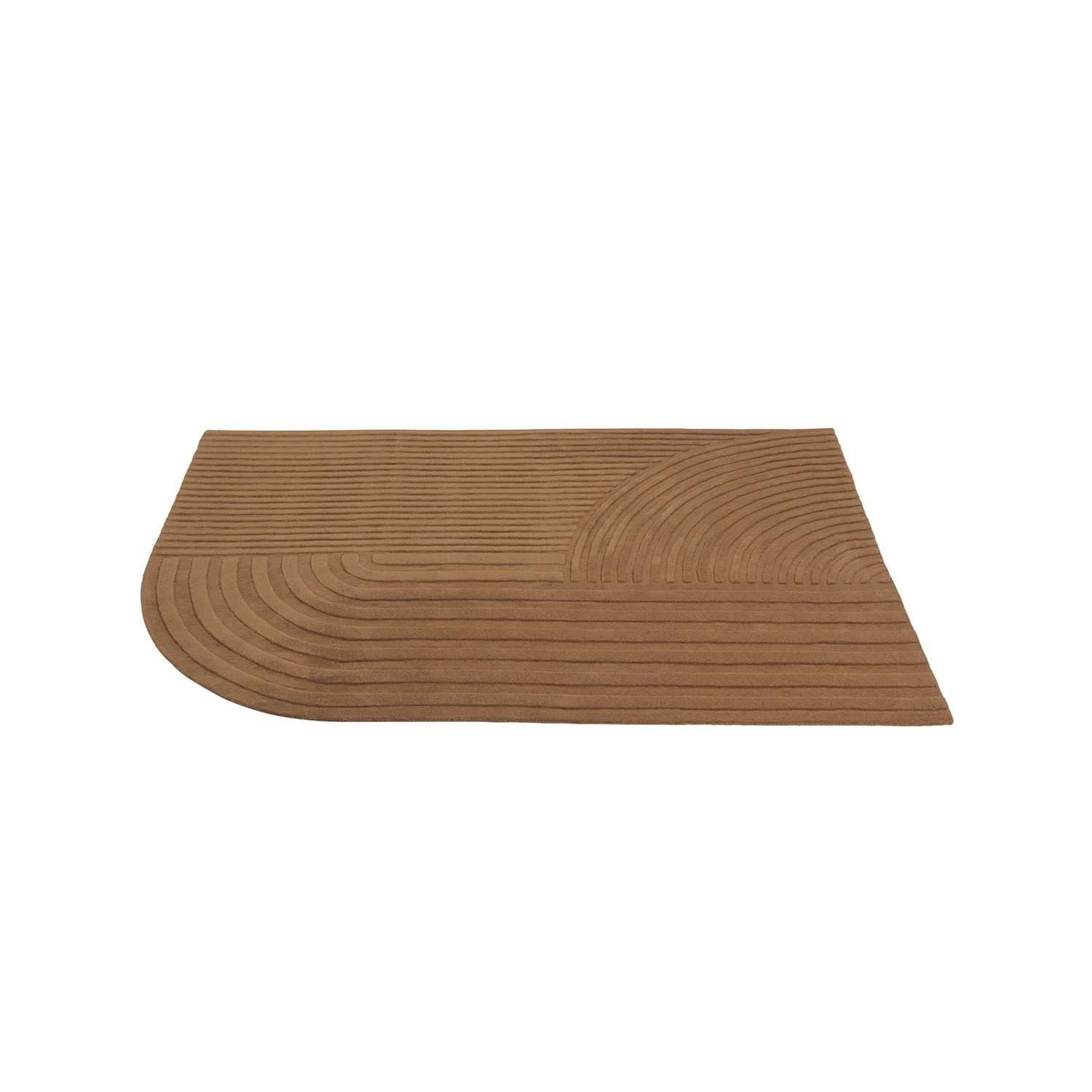 Muuto | Relevo Rug | Burnt Orange 170x240cm - Image 3