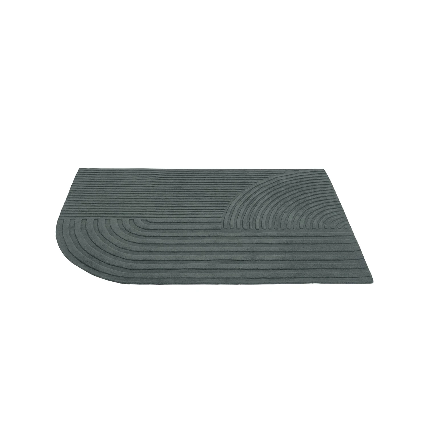 Muuto | Relevo Rug | Dark Green 170x240cm - Image 3