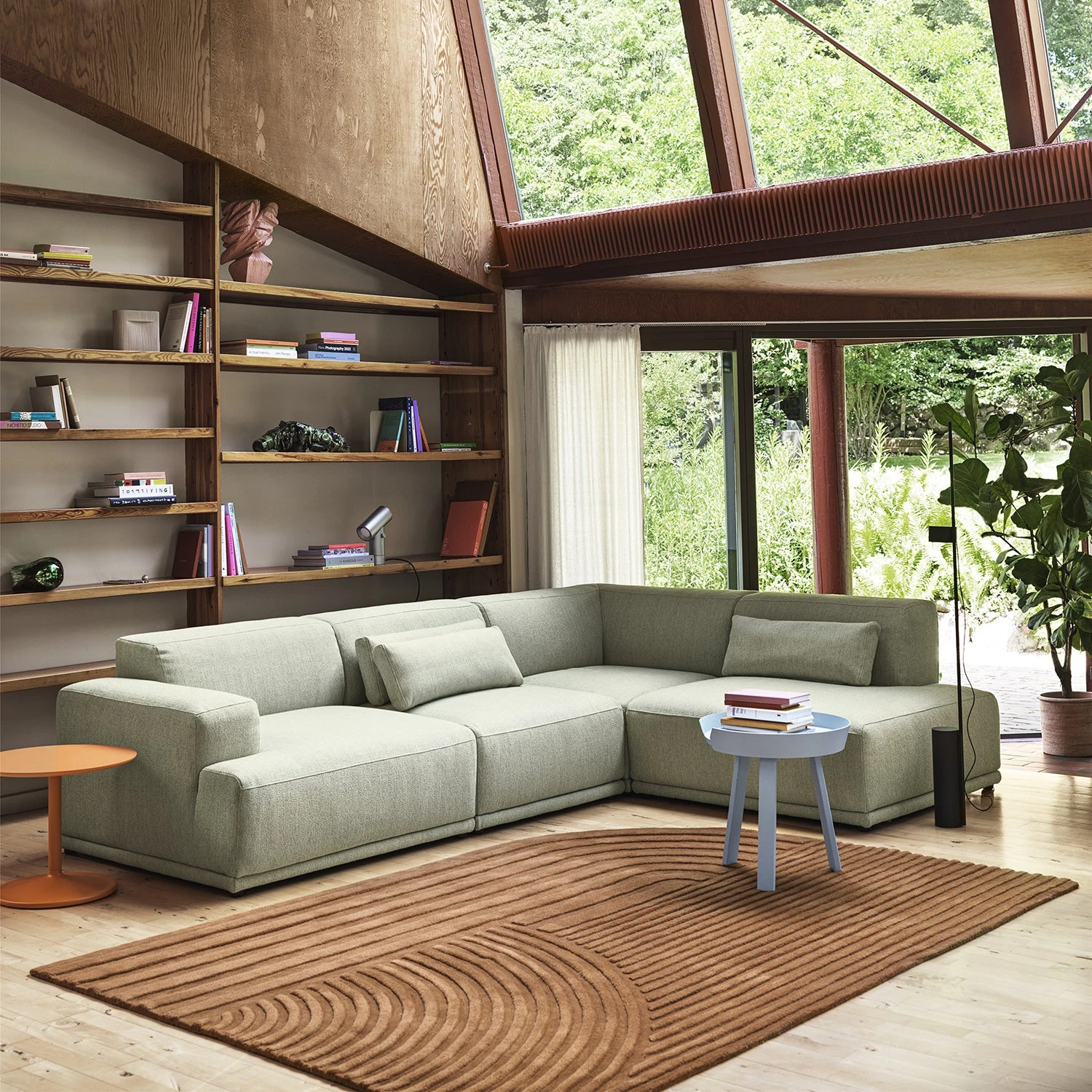 Muuto | Relevo Rug | Burnt Orange 200x300cm - Image 2