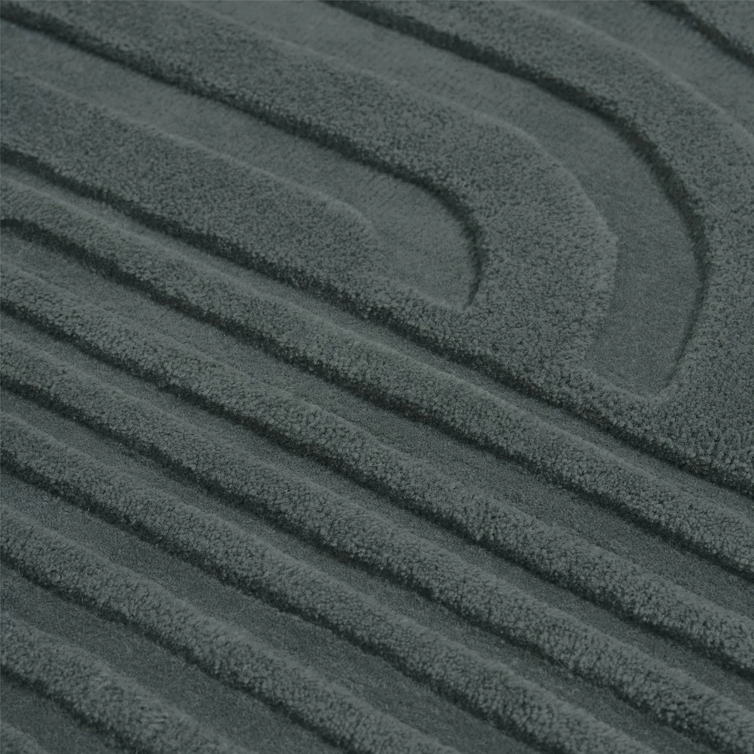 Muuto | Relevo Rug | Dark Green 170x240cm - Image 2