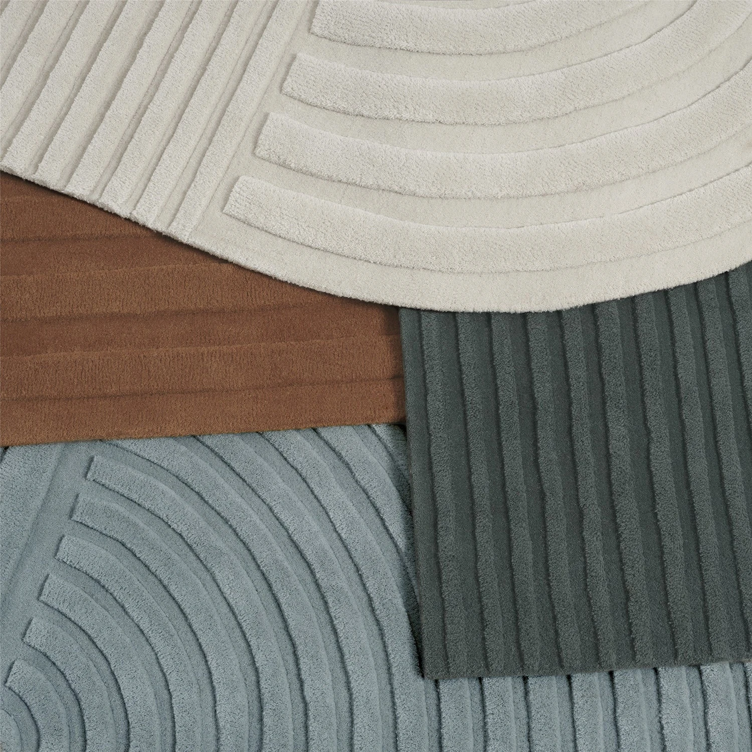 Muuto | Relevo Rug | Burnt Orange 200x300cm - Image 10