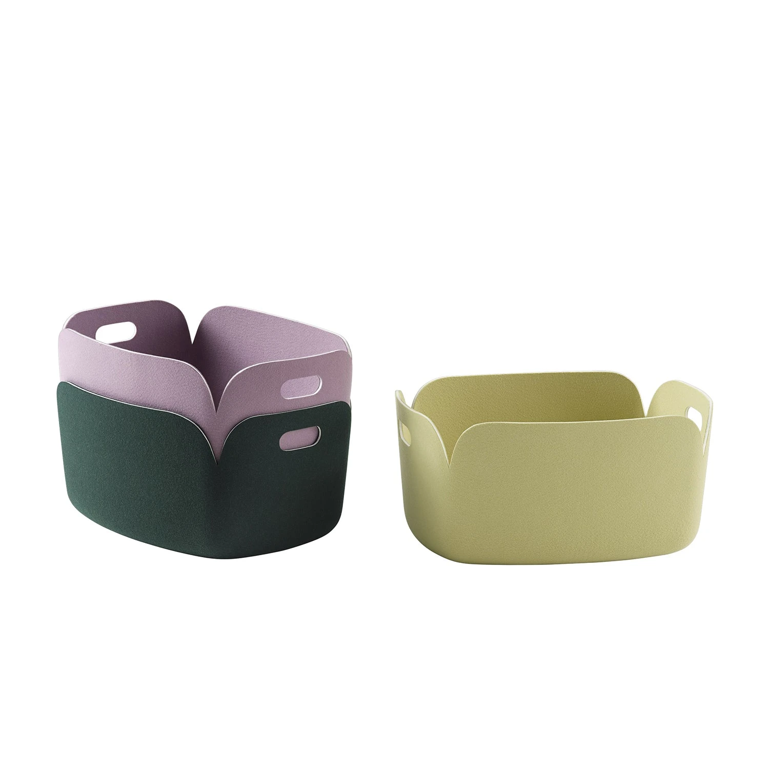 Muuto | Restore Basket 48cm | Beige Green - Image 4